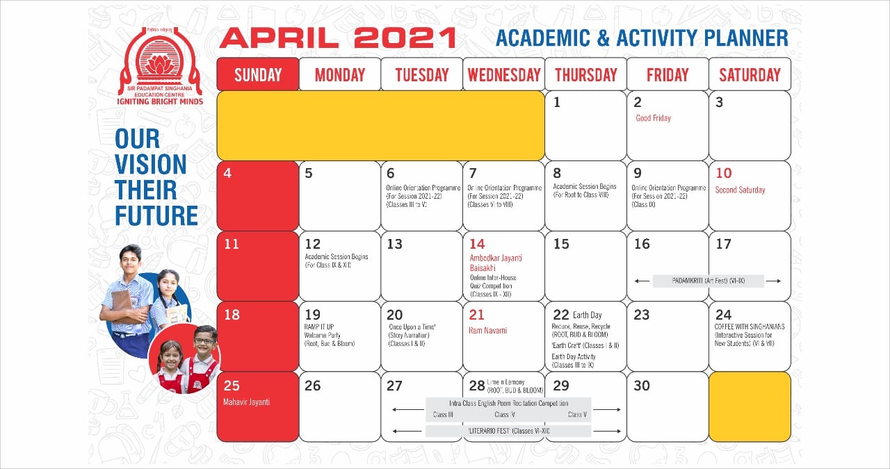 Academic Calendar 2021 22