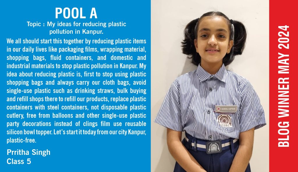 My ideas for reducing plastic pollution in Kanpur.