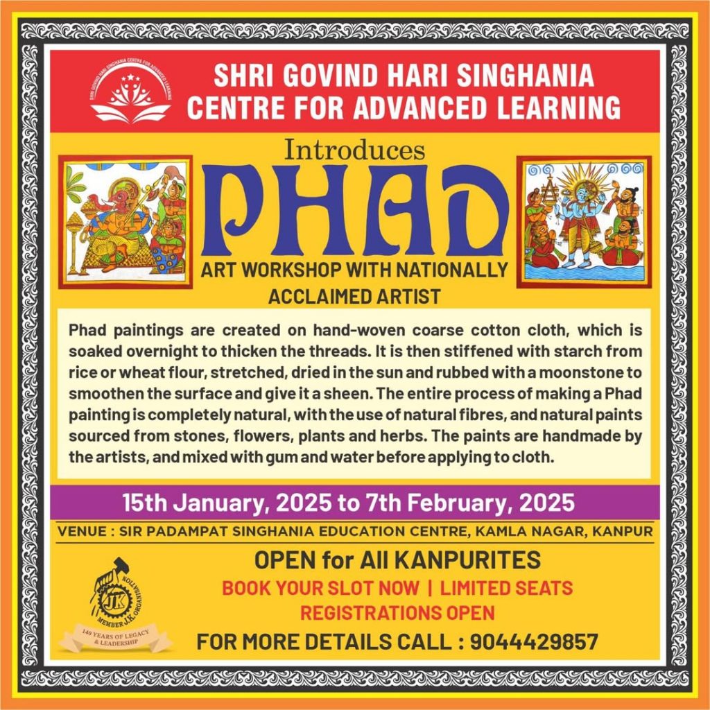 Experience the Art of Phad Painting at SPSEC Kanpur!